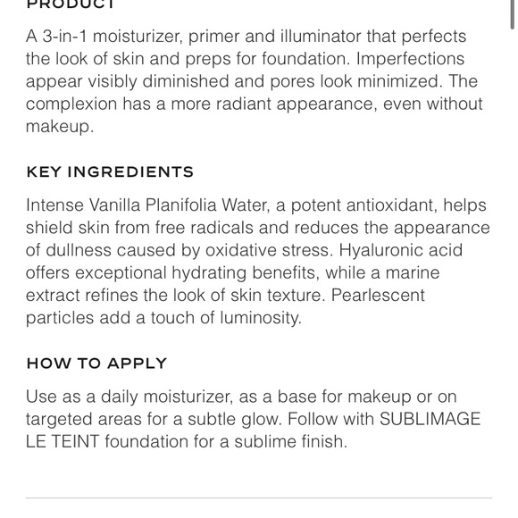 Chanel Sublimage radiance priming moisturizer - Picture 15 of 16